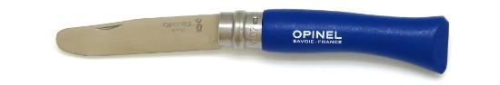 Canif opinel inox bleu à bout rond 