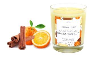 Bougie parfumée orange cannelle