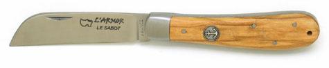 Couteau de poche Armor en bois d'olviier