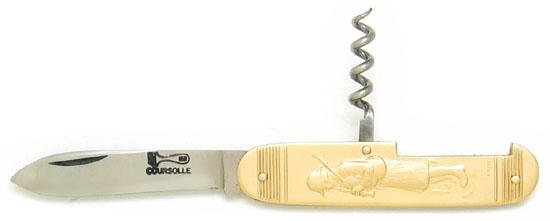 Couteau de poche Couperier  Coursolle Décor cornemuse