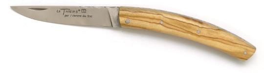 Couteau de poche LE THIERS®  en bois d'olivier