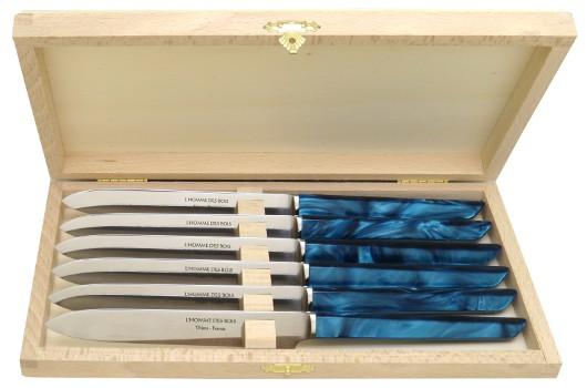 Couteau de table GENTO bleu turquoise