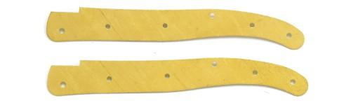 Platines plein manche en laiton pour couteau Laguiole 12 cm