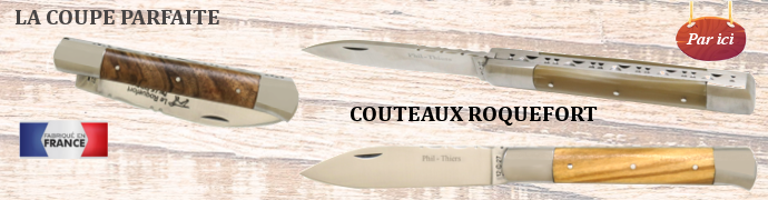 Couteau de poche roquefort fabriqué en France